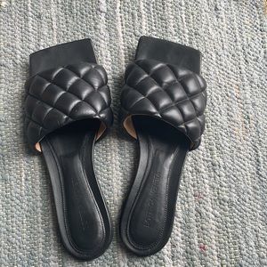 Padded Flat Bottega Sandals